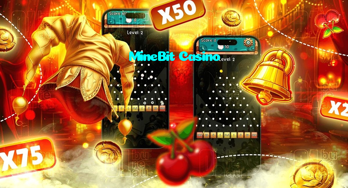MineBit Casino casino presented on mobile device in Pakistan with slots and live games